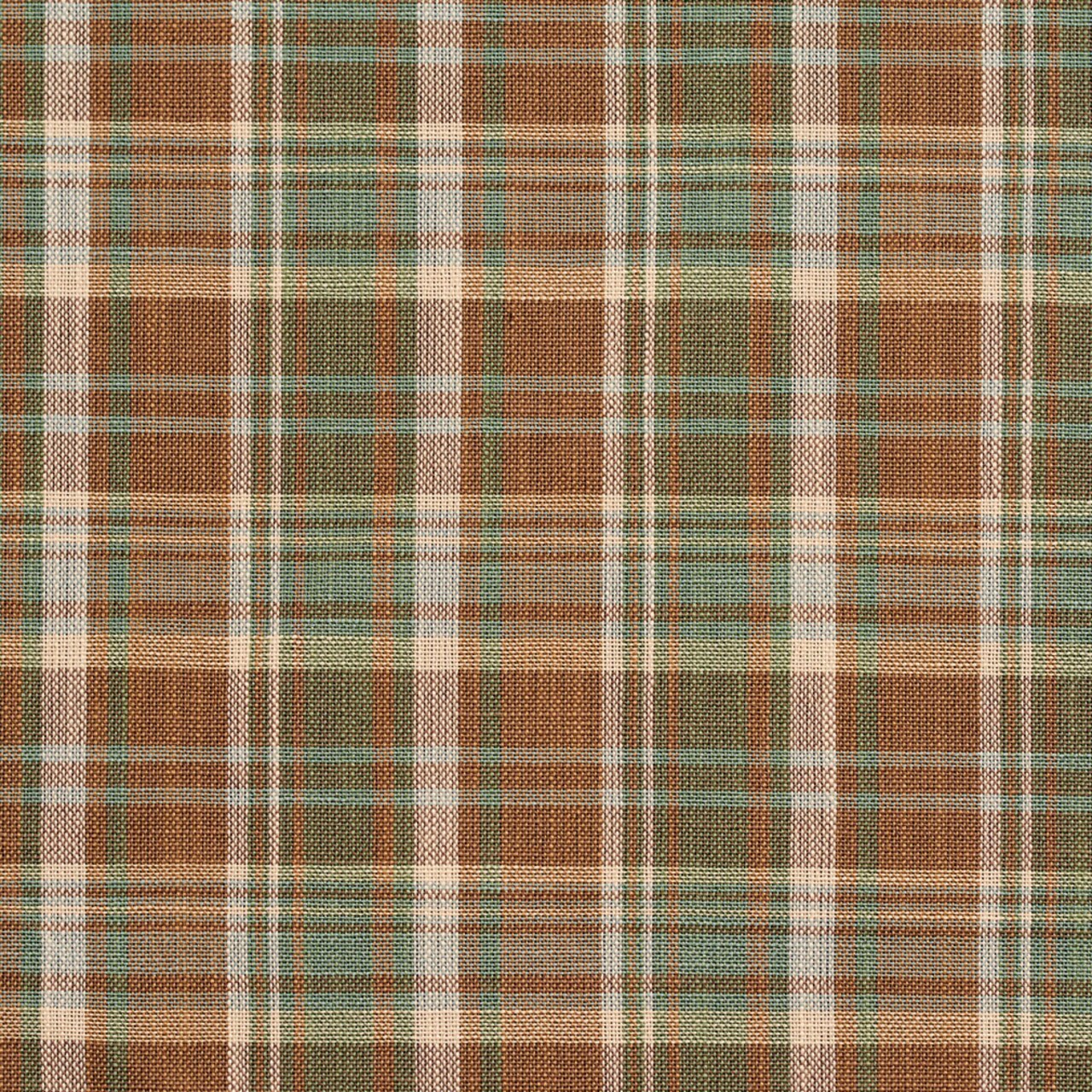 Juniper Plaid - Brown,Green Plaid Upholstery Fabric 54 Inches"